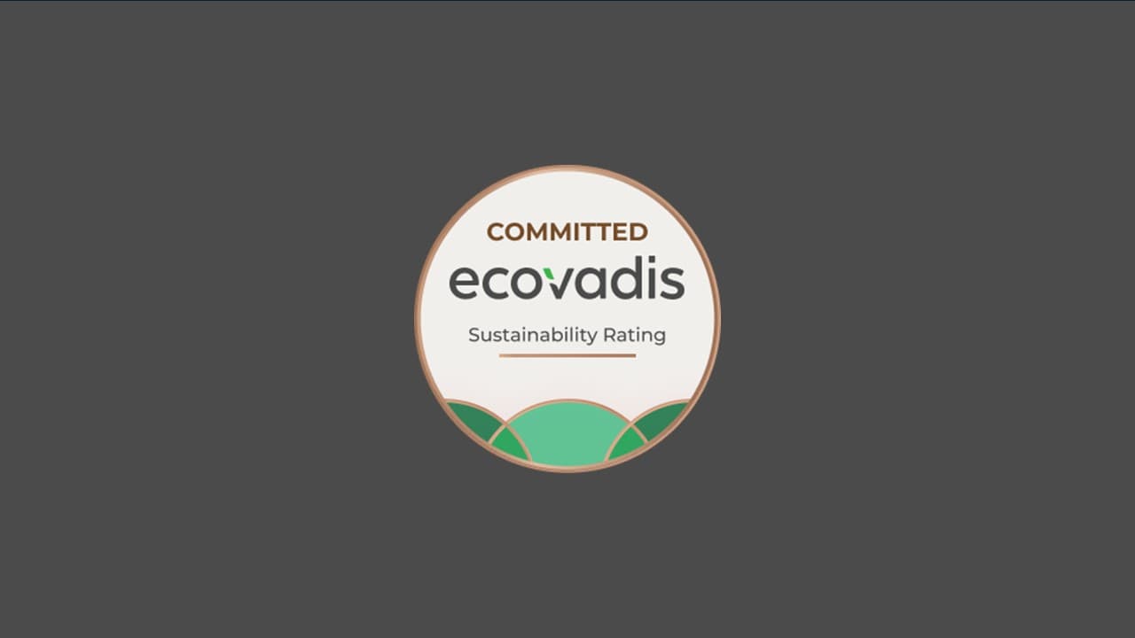 Ecovadis commited badge for Rehlko CSR Comitments in 2023