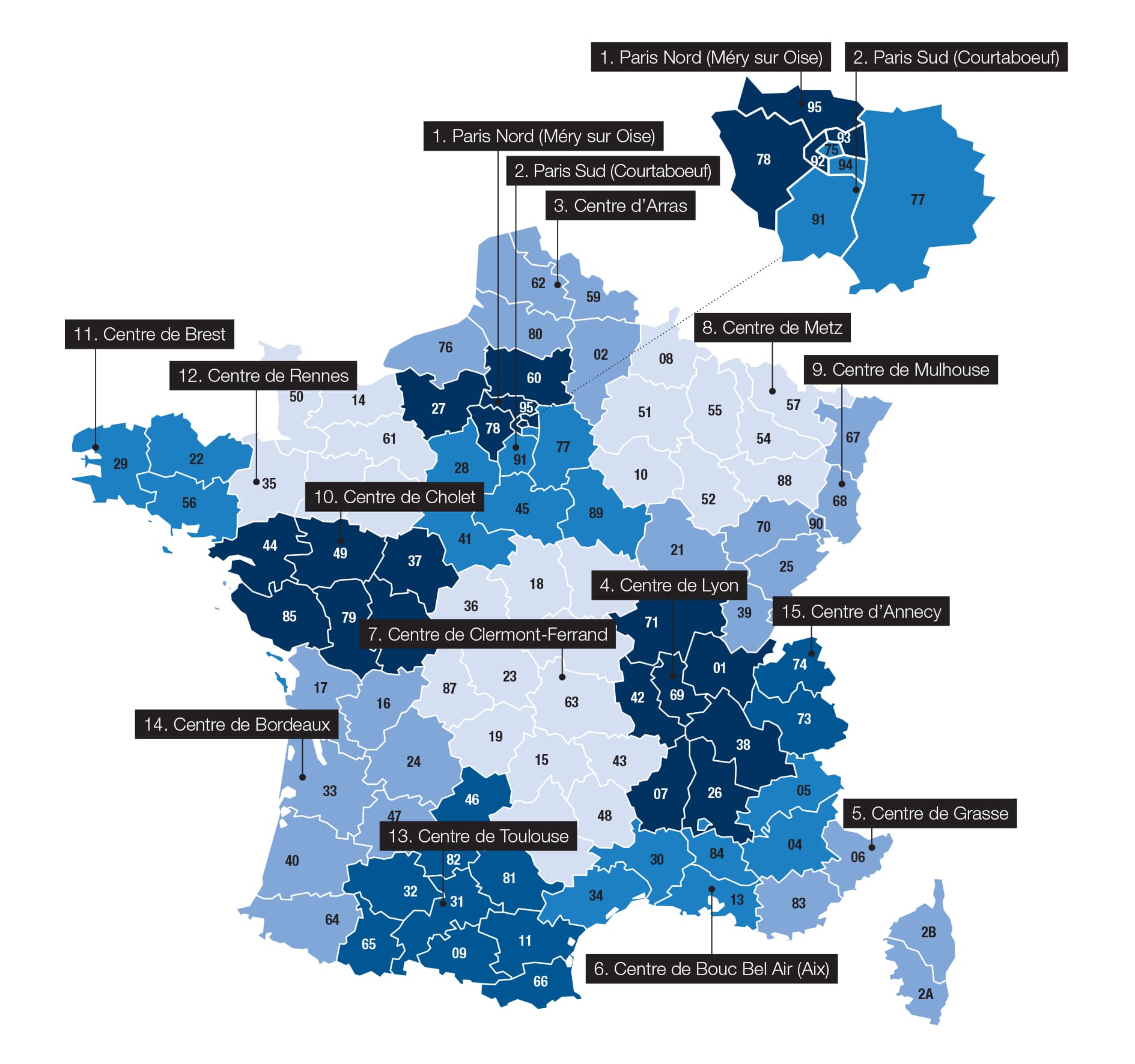Carte KPS Service France MAJ